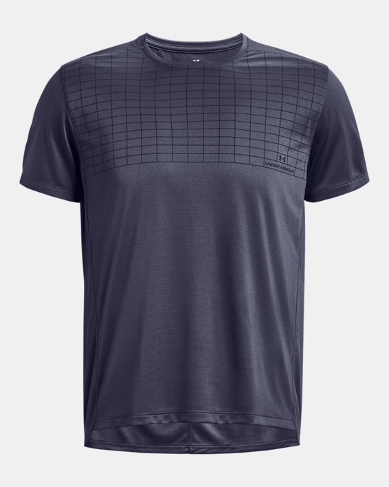 Men's UA Speed Stride Graphic Short Sleeve in Gray image number 4